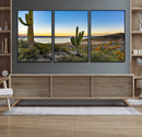 Saguaro Cactus Wall Art Canvas Print – Framed Desert Sunset by MyGreatCanvas | Canvas Wall Art Prints | Photo Prints & Wall Decor