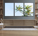Palm Trees Wall Art Canvas Print – Framed Tropical Coastal