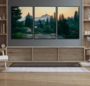 Mountain Wall Art Canvas Print – Framed Forest Serenity