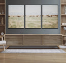 Bison Herd Wall Art Canvas Print – Framed Western Bison