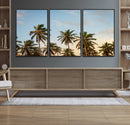 Palms Wall Art Canvas Print – Framed Tropical Coastal Nature