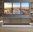 Ocean Sunset Wall Art Canvas Print – Nautical Beach