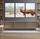 Rustic Deer Wall Art Canvas Print – Forest Woodland Stag