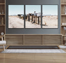 Desert Mailboxes Canvas Print – Framed Minimal Western