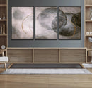 Abstract Grey Gold Wall Art – Modern Geometric Canvas by MyGreatCanvas | Canvas Wall Art Prints | Photo Prints & Wall Decor