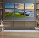 Pebble Beach Golf Links Wall Art Canvas Print – Iconic by MyGreatCanvas | Canvas Wall Art Prints | Photo Prints & Wall Decor