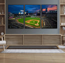 Target Field Wall Art Canvas Print – Baseball Stadium Scene, by MyGreatCanvas | Canvas Wall Art Prints | Photo Prints & Wall Decor