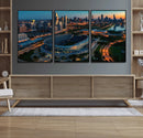 Chicago Bears Soldiers Field Wall Art Canvas Print – Framed