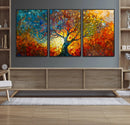 Yggdrasil Tree of Life Mosaic Stained Glass Wall Art, Tree by MyGreatCanvas | Canvas Wall Art Prints | Photo Prints & Wall Decor