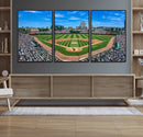 Wrigley Field Baseball Stadium Canvas Wall Art – Packed by MyGreatCanvas | Canvas Wall Art Prints | Photo Prints & Wall Decor