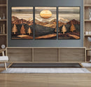 Wood Mountain Wall Art Canvas Print – Layered Forest and by MyGreatCanvas | Canvas Wall Art Prints | Photo Prints & Wall Decor
