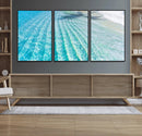 Crystal Clear Ocean Water Sunlit Reflections Palm Shadow Sandy Beach Tropical Wall Art for Home, Office Decor by MyGreatCanvas | Canvas Wall Art Prints | Photo Prints & Wall Decor