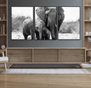 Elephant Family Africa Wall Art Canvas Print by MyGreatCanvas | Canvas Wall Art Prints | Photo Prints & Wall Decor