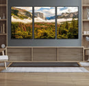 Half Dome Yosemite Canvas Wall Art – Majestic Triptych