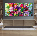 Oil Flower Abstract Canvas Print by MyGreatCanvas | Canvas Wall Art Prints | Photo Prints & Wall Decor