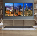 Los Angeles Night Wall Art Canvas Print