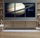 Framed Saturn Wall Art Canvas Print
