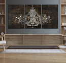 Rustic Chandelier Canvas Print by MyGreatCanvas | Canvas Wall Art Prints | Photo Prints & Wall Decor
