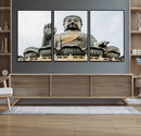 Buddha Statue Wall Art Canvas Print