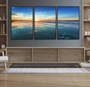 Blue Sky and Beach Wall Art Canvas Print