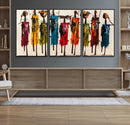 Abstract African Women Wall Art Canvas Print by MyGreatCanvas | Canvas Wall Art Prints | Photo Prints & Wall Decor