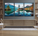 Crystal Clear Lake Wall Art | Mountains Wall Art Canvas | 3 by MyGreatCanvas | Canvas Wall Art Prints | Photo Prints & Wall Decor