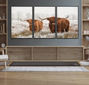 Longhorn Cattle Wall Art Canvas Print, Framed Farmhouse by MyGreatCanvas | Canvas Wall Art Prints | Photo Prints & Wall Decor