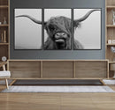 Texas Cow Wall Art Canvas, Texas Longhorn Cattle Canvas by MyGreatCanvas | Canvas Wall Art Prints | Photo Prints & Wall Decor
