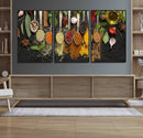 Kitchen Spice Wall Art Canvas Print