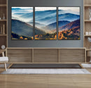 Mountains Forest Autumn Wall Art Canvas Print by MyGreatCanvas | Canvas Wall Art Prints | Photo Prints & Wall Decor