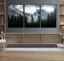 Wall Art Foggy Forest Landscape Canvas Print
