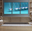Wall Art Newton's Cradle Canvas Print, Framed Newton Cradle