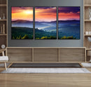 Mountain and Sunset Wall Art Canvas Print by MyGreatCanvas | Canvas Wall Art Prints | Photo Prints & Wall Decor