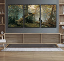 Grizzly Bear Cubs Wall Art Canvas Print