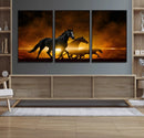 Horse Wall Art Canvas Print, Multi Panel Animal Canvas Print