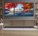 Mount Fuji Canvas Wall Art Japan Autumn Mountain Canvas