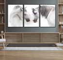 White Horse Wall Art Animal Canvas Print by MyGreatCanvas | Canvas Wall Art Prints | Photo Prints & Wall Decor