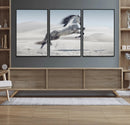 Prancing Horse Desert Large Wall Art Canvas Print – Majestic