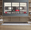 Music Cassette Iconic Wall Art Canvas Print by MyGreatCanvas | Canvas Wall Art Prints | Photo Prints & Wall Decor