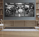 American Football Wall Art Canvas Print Framed Stadium Sport