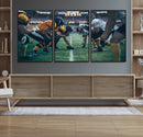 American Football Playing Wall Art Canvas Print by MyGreatCanvas | Canvas Wall Art Prints | Photo Prints & Wall Decor