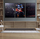 American Football Wall Art Canvas Print, Stadium Sport Wall