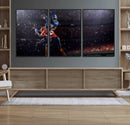 American Football Wall Art Canvas Print, Stadium Sport Wall