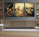 Last Supper Wall Art Canvas Print, Framed Jesus Painting Art