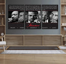 Thinker Quintet Canvas Wall Art – Martin, Obama, Malcolm X,
