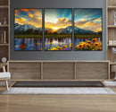 Grand Teton Park Sunrise Wall Art – Vibrant Landscape Canvas by MyGreatCanvas | Canvas Wall Art Prints | Photo Prints & Wall Decor