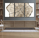 Abstract Wood Tree Ring Wall Art - Ready to Hang Minimalist by MyGreatCanvas | Canvas Wall Art Prints | Photo Prints & Wall Decor