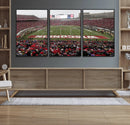 Wisconsin Badgers Team Print Canvas - Madison Camp Randall