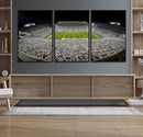 Beaver Stadium Night Game Triple Canvas Wall Art - Penn