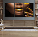 African American Art Black Woman Canvas Print, African Wall